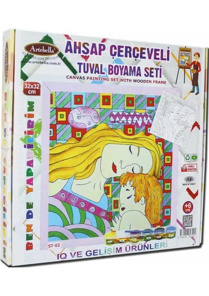 Artebella St-02 Tuval Boyama Seti 32X32 Cm