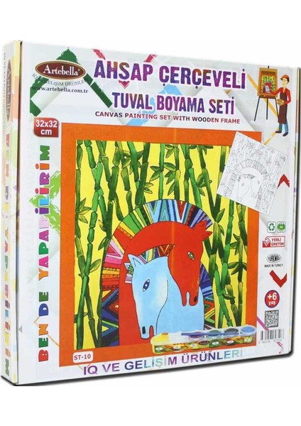 St-10 Tuval Boyama Seti 32X32 Cm