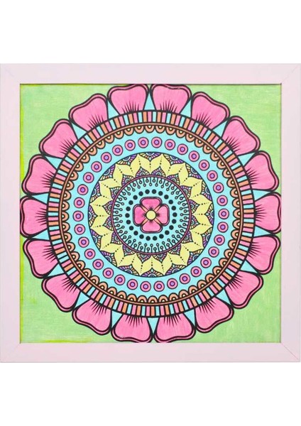 Km-03 Mandala Tuval Boyama Seti 32X32 Cm modelleri