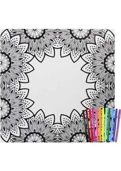 Km-05 Mandala Tuval Boyama Seti 32X32 Cm fiyatları