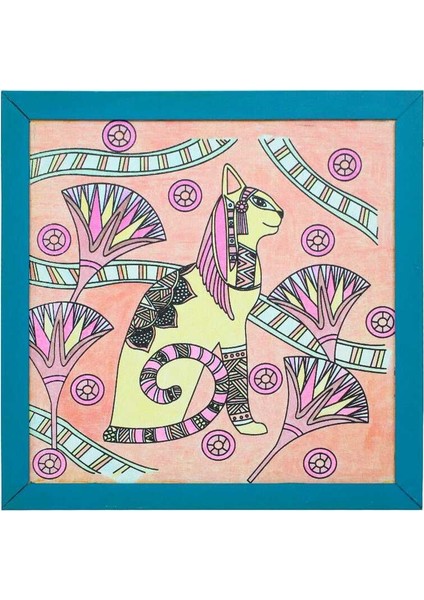 Km-08 Mandala Tuval Boyama Seti 32X32 Cm modelleri