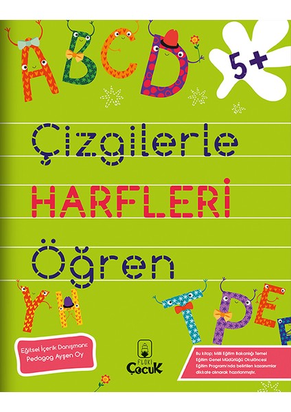 5+ Yaş Okula Hazırlık İçin Eğitici Etkinlikler “Çizgilerle Öğren” Eğlenceli Okul Öncesi Set 5 Kitap