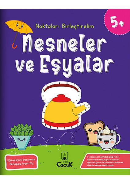 5+ Yaş Eğitici Tanımlama Etkinliği “5 Yaş Noktaları Birleştirelim” Eğlenceli Okul Öncesi Set 5 Kitap