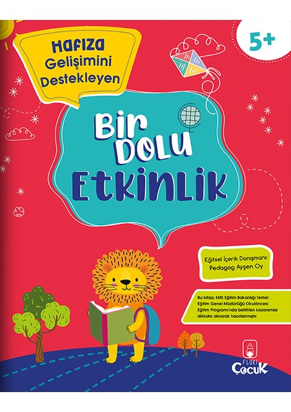 5+ Yaş Bilişsel Gelişimi Destekleyici “Bir Dolu Etkinlik” Eğitici, Eğlenceli Okul Öncesi Set 5 Kitap