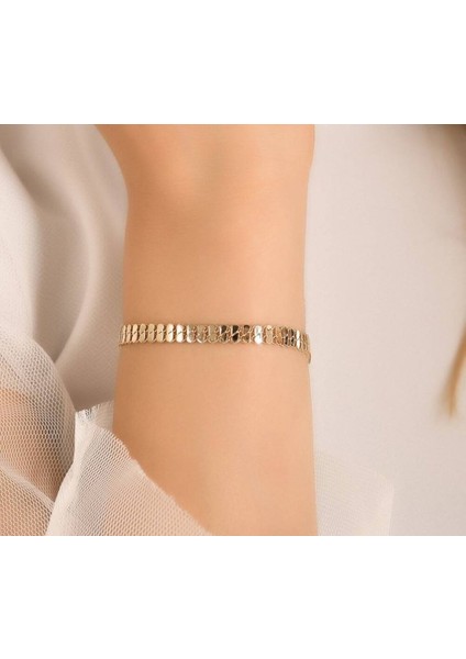 Markiz Parlak Altın Bileklik 14 Ayar fiyatları