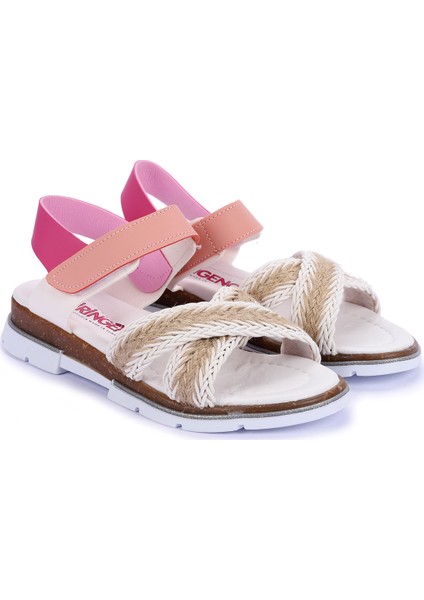 Kiko Kids 2843-47 Orto Pedik Kız Çocuk Sandalet Terlik