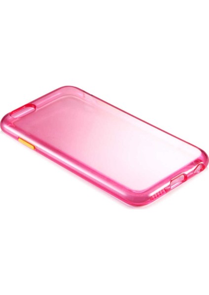 Samsung Galaxy A21S Kılıf Renkli Şeffaf Kapak Pembe
