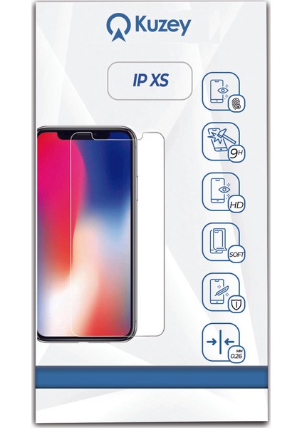 Apple iPhone Xs Kılıf Şeffaf Silikon Kapak ve Ekran Koruyucu Set Şeffaf
