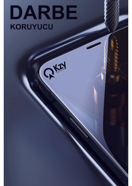 Huawei Y7 2019 Tam Kaplayan Temperli Ekran Koruyucu Cam Şeffaf