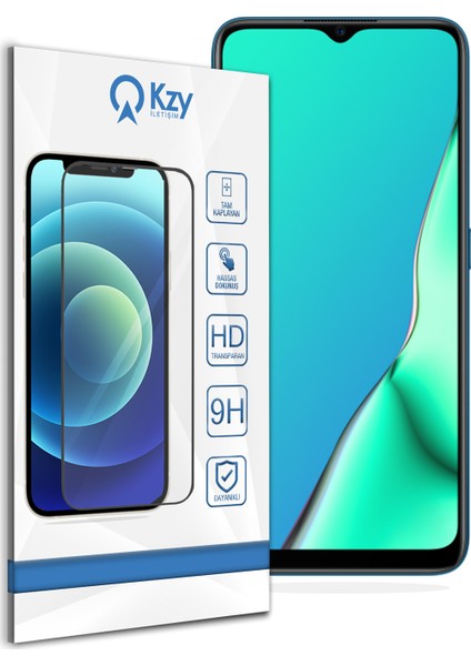 Oppo A9 2020 Tam Kaplayan Temperli Ekran Koruyucu Cam Şeffaf fiyatları