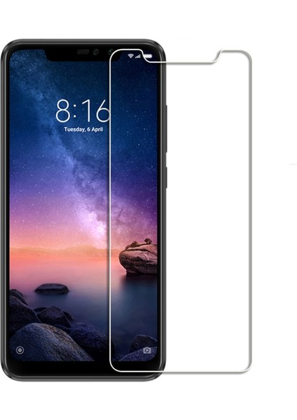 Xiaomi Redmi Note 6 Pro Temperli Ekran Koruyucu Kırılmaz Cam Ekonomik 3'lü Paket Şeffaf