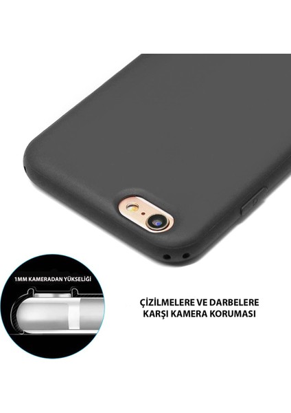 XİAOMİ Redmi Note 7 Pro Kapak Silikon Lux Kılıf Siyah