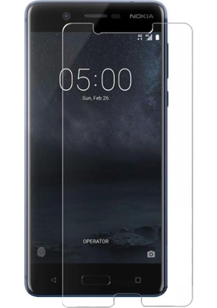 Nokia 5 Temperli Ekran Koruyucu Kırılmaz Cam Ekonomik 5'li Paket Şeffaf