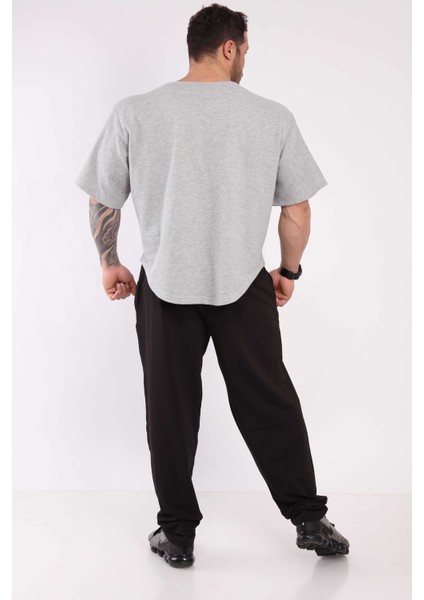 Oversize Antrenman Tişörtü Kalın Cardio Rag Top Big Sam 3208 indirimleri