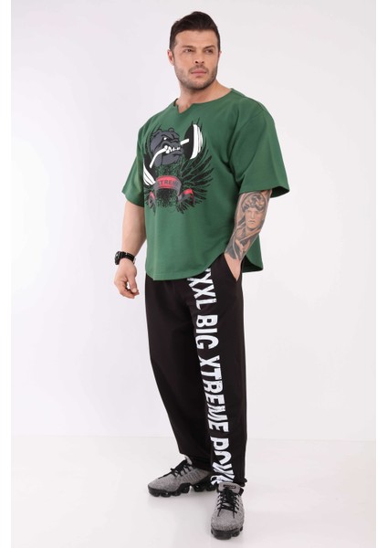 Oversize Antrenman Tişörtü Kalın Cardio Rag Top Big Sam 3210 indirimleri