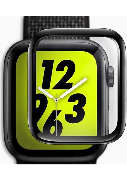 Apple Watch 38MM - Ekran Koruyucu Full Yapışkanlı Cam Ekran Koruyucu