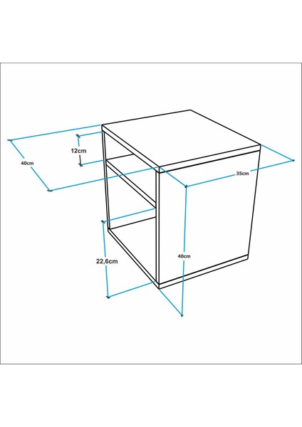 Diğer New Box Komodin Safirmeşe modelleri