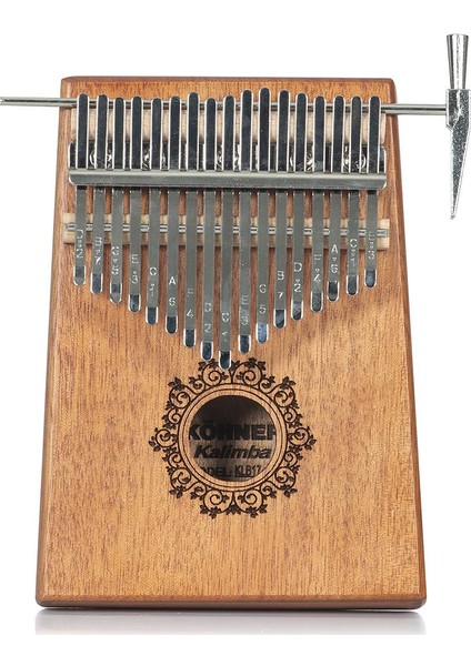17 Tuş Kalimba Masif Maun