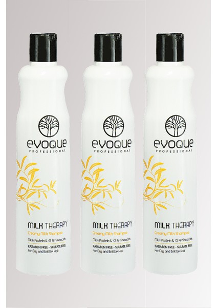 Milk Therapy Sülfatsız Şampuan 400 ml x3