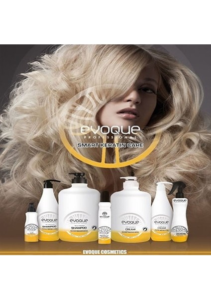 Smart Keratin Sampuan 2800 ml + Evoque Keratin Krem 1000 ml+ Hair Mask