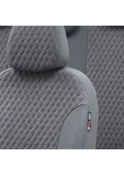 Mitsubishi Colt 2010-2014 Özel Üretim Koltuk Kılıfı Amsterdam Design Tay Tüyü Füme