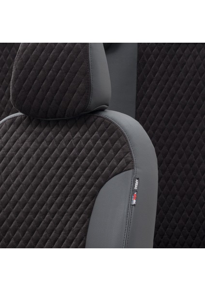 Nissan Navara 2005-2015 Özel Üretim Koltuk Kılıfı Amsterdam Design Tay Tüyü Siyah modelleri