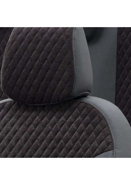 Nissan Navara 2005-2015 Özel Üretim Koltuk Kılıfı Amsterdam Design Tay Tüyü Siyah indirimleri