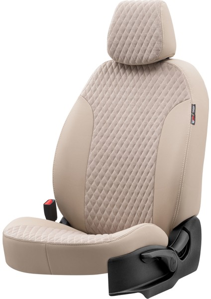 Seat Altea Xl 2004-2015 Özel Üretim Koltuk Kılıfı Amsterdam Design Tay Tüyü Bej