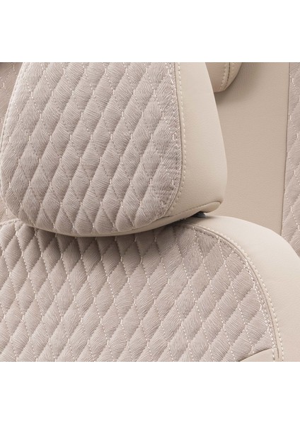 Seat Altea Xl 2004-2015 Özel Üretim Koltuk Kılıfı Amsterdam Design Tay Tüyü Bej