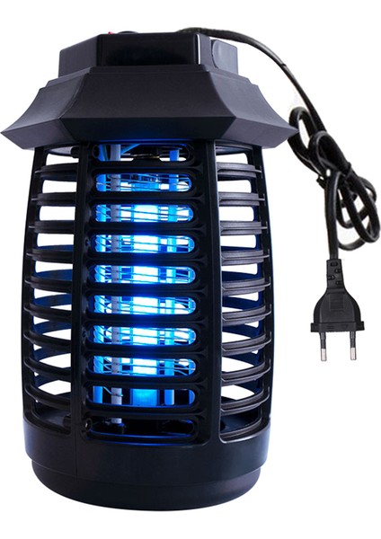 Sivrisinek Kovucu Elektrikli UV Işıklı Lamba - Siyah (Yurt Dışından)