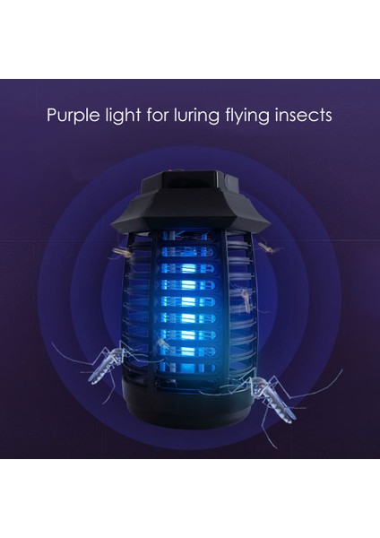 Sivrisinek Kovucu Elektrikli UV Işıklı Lamba - Siyah (Yurt Dışından) fırsatları