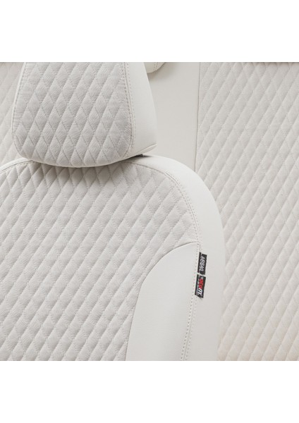 V.w. Passat 1996-2005 B5 Özel Üretim Koltuk Kılıfı Amsterdam Design Tay Tüyü Fildişi