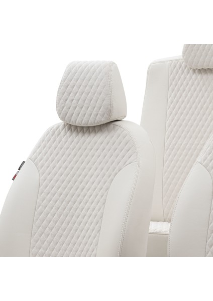 V.w. Passat 2005-2010 B6 Özel Üretim Koltuk Kılıfı Amsterdam Design Tay Tüyü Fildişi