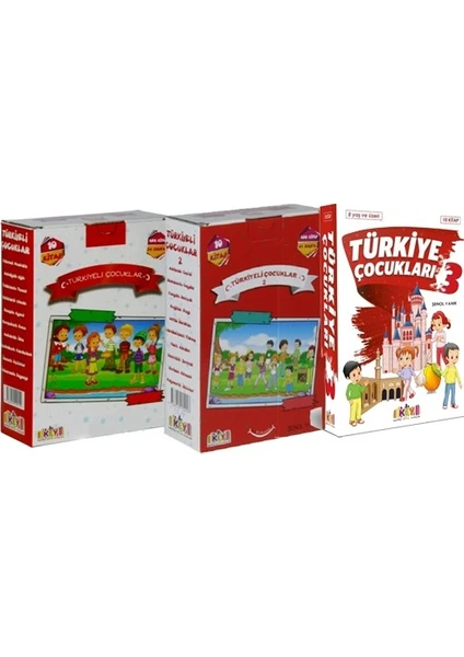 Key Yayınları Türkiye Çocukları 1 - 2 - 3 Set Kitap