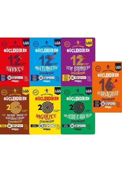 8.Sınıf LGS Güçlendiren Tüm Dersler Nesil Deneme Seti 7'li
