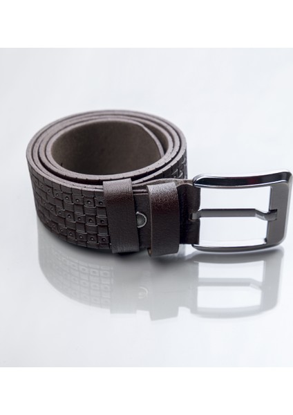 Erkek Kahverengi Hakiki Deri Kot Pantolon Kemeri fırsatları