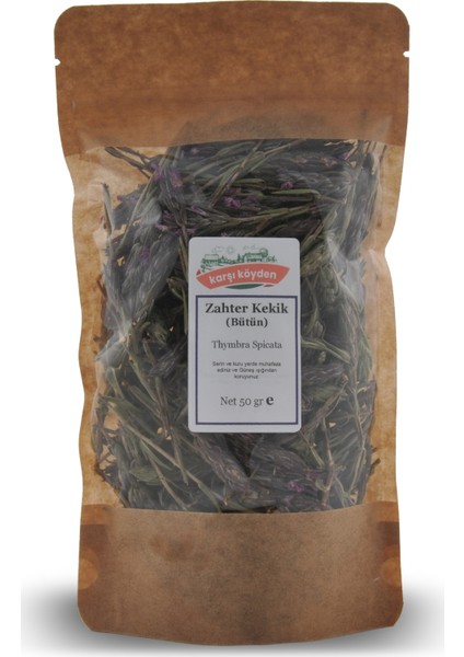 Zahter Kekik - Bütün (Thymbra Spicata) - (3 x 50GR)