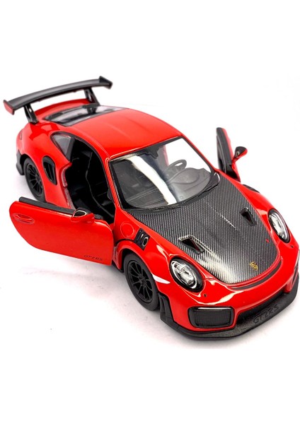 Çek Bırak Porsche 911 Gt2 Rs Metal Oyuncak Araba