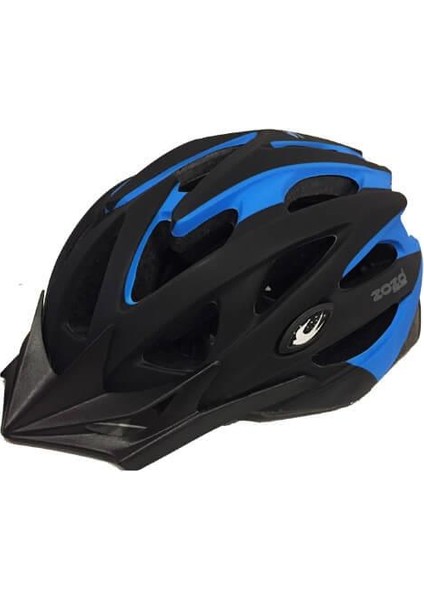 raptor MV29 Unisex Işıklı Kask Siyah/Mavi