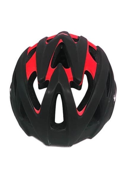 MV29 Unisex Işıklı Kask Siyah/Kırmızı