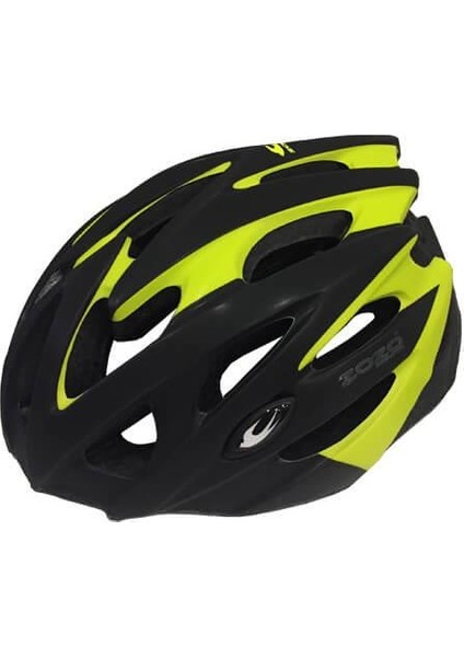 raptor MV29 Işıklı Unisex Kask 2021 Siyah/lime