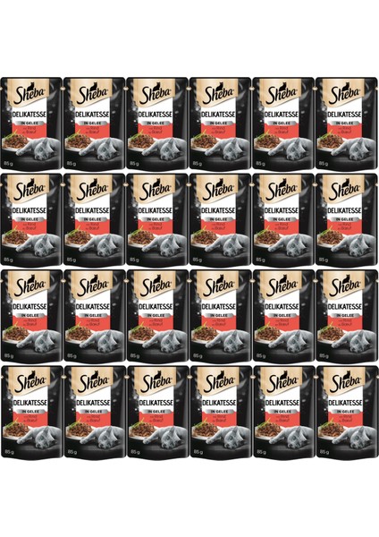 Sheba® Sığır Etli Yaş Kedi Maması 85 gr (24 Adet)