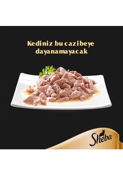 Sheba® Sığır Etli Yaş Kedi Maması 85 gr (12 Adet)