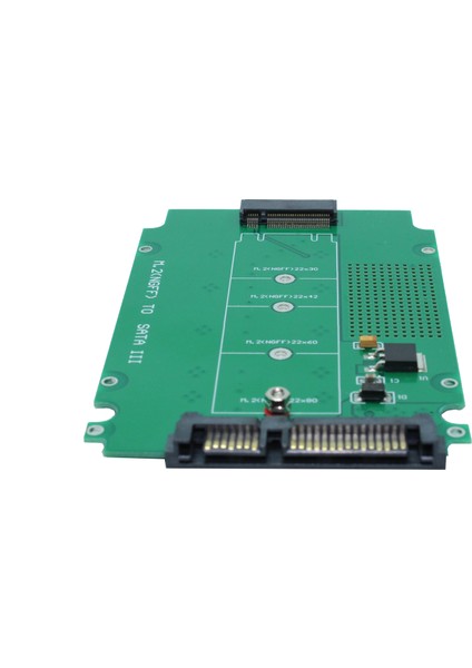 M.2 (NGFF) B-Key, B+M-Key SSD to SATA Çevirici Dönüştürücü Adaptör Kart