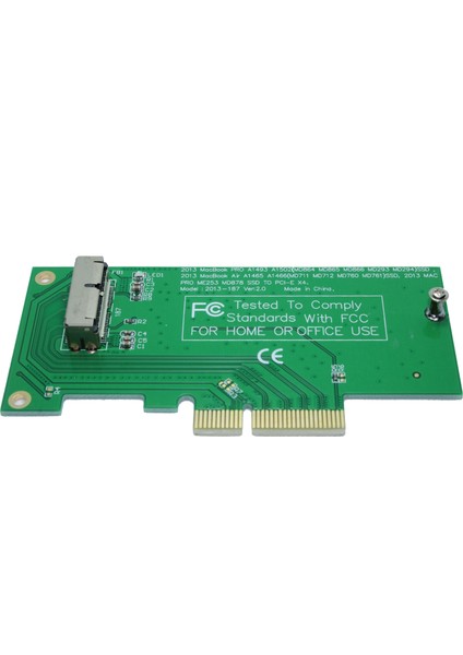 2013-2015 MacBook SSD to PCIe x4 Soğutuculu Çevirici Dönüştürücü Adaptör Kart