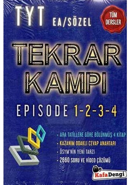 TYT Eşit Ağırlık - Sözel Tekrar Kampı Epısode 1-2-3-4