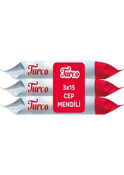 Baby Turco Islak Cep Mendili 3x3 9 Paket