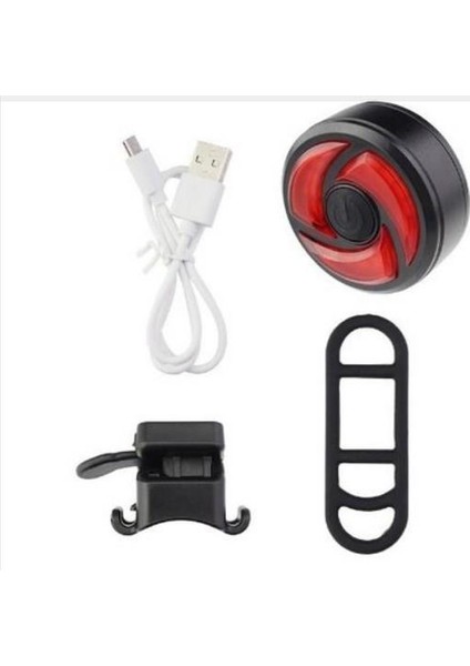 USB Şarjlı Bisiklet Arka Işık 100 Lümen Xbyc 6118