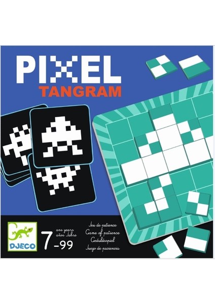 Pixel Tangram Dikkat, Görsel Algılama ve Zeka Oyunu 7+ Yaş