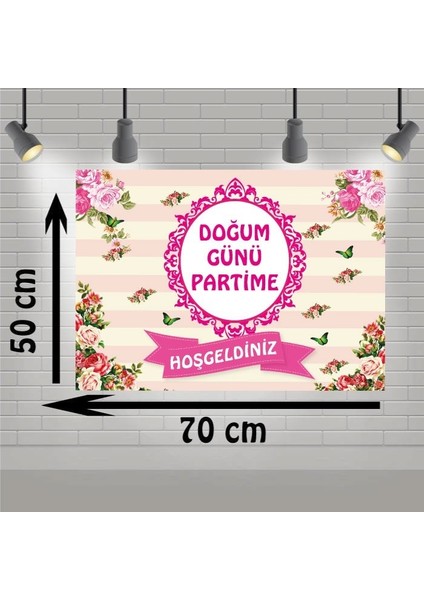 Bahar Gülleri Branda Afiş